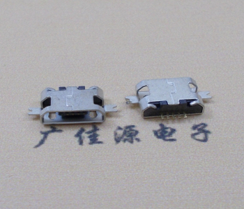 河南MICRO USB B型口 两脚SMT沉板0.7/1.0/1.6直边