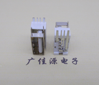河南USB侧立式短体10.0尺寸 侧插加宽脚5A大电流插座