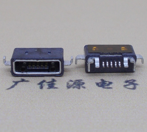 河南MICRO USB防水AB型口母头3D图纸封装