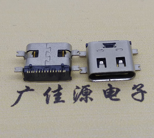 河南type-c16p母座全贴带弹片连接器