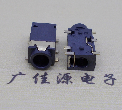 河南PJ-342耳机2.5/3.5音频插座六脚贴片双柱