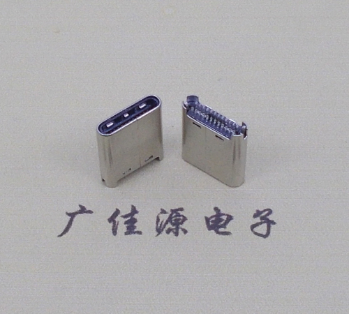 河南TYPE-C公头24P夹0.7mm厚度PCB板 外壳铆压和拉伸两种款式 可高数据传输和快速充电音频等功能