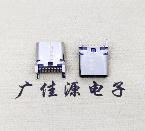 河南USB 3.1TYPE-C16Pin立贴母头座子引脚接线正负级详解